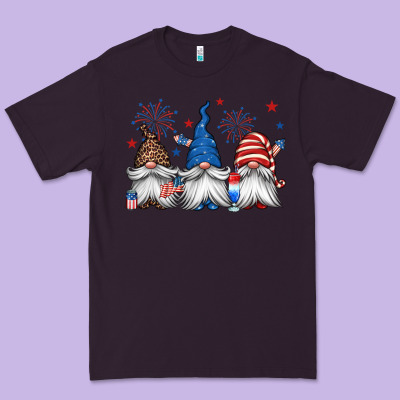 4th Of July Gnomes Premium Tee Designed By Jasminsmagicworld