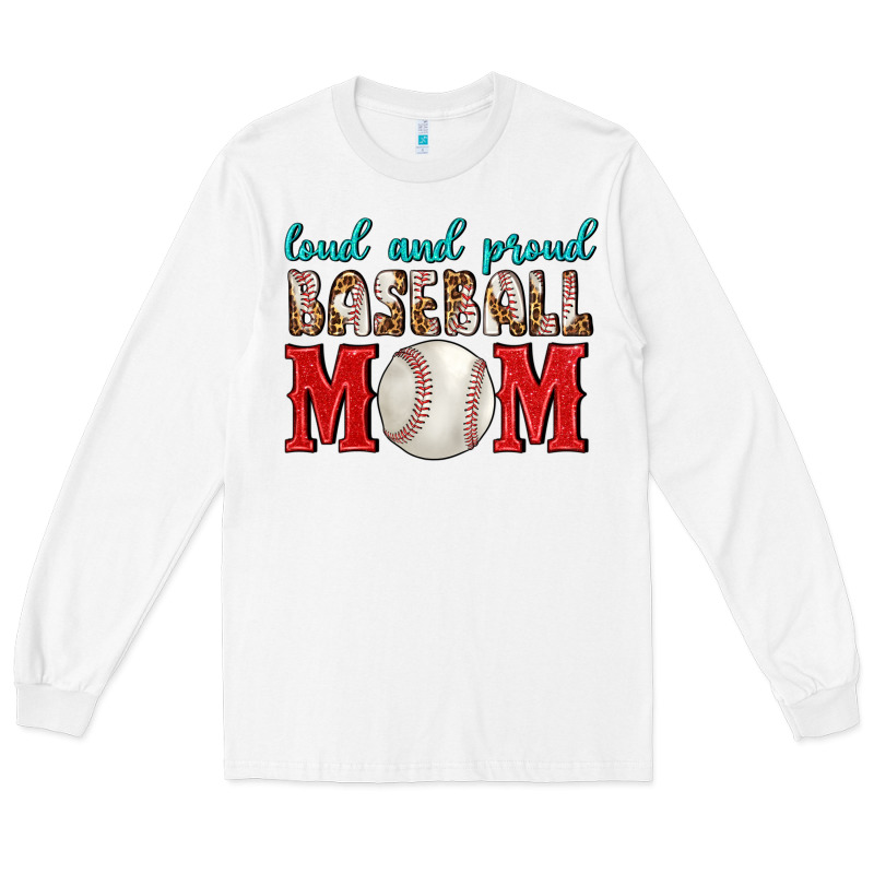 Loud And Proud Baseball Mom Long Sleeve Tee by BundleAndBundleShop | Teevron
