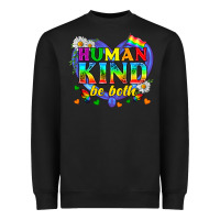 Black LGBTQ Pride Human Kind Be Both Heavyweight Sweatshirt - BundleAndBundleShop