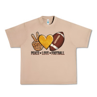 Burro peace love football revize Urban Heavy Tee - AdoDesignShop
