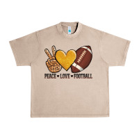 French Oak peace love football revize Urban Heavy Tee - AdoDesignShop
