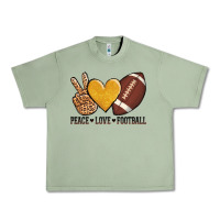 Oil Green peace love football revize Urban Heavy Tee - AdoDesignShop