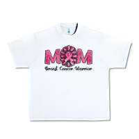 White Breast Cancer warrior mom Urban Heavy Tee - NancyCooperArtShop