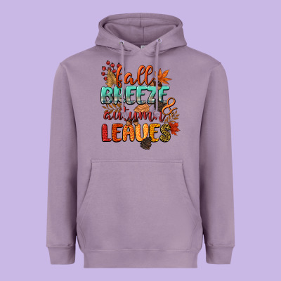 Fall Breeze And Autumn Leaves Heavyweight Hoodie Designed By Cowgirlartshop