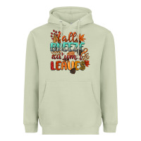 Matcha fall breeze and autumn leaves Heavyweight Hoodie - CowGirlArtShop