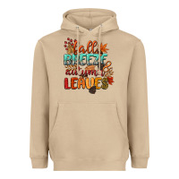 Mushroom fall breeze and autumn leaves Heavyweight Hoodie - CowGirlArtShop