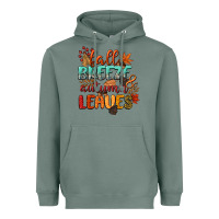 Sage fall breeze and autumn leaves Heavyweight Hoodie - CowGirlArtShop