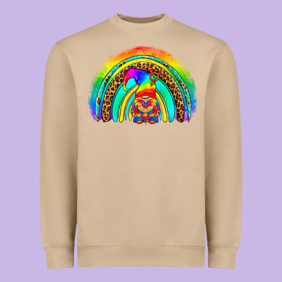 Lgbtq Pride Gnome Rainbow Heavyweight Sweatshirt Designed By Bundleandbundleshop