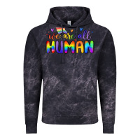 Cloud Black we are all human Vintage Hoodie - MaliasSmallBusiness