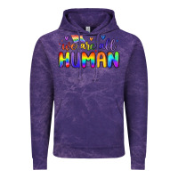 Cloud Purple we are all human Vintage Hoodie - MaliasSmallBusiness