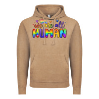 Vintage Coffee we are all human Vintage Hoodie - MaliasSmallBusiness