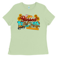 Matcha blessed teacher Ladies Tee - RanaPortraitStore