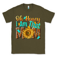 Army Green oh honey i am that mom Classic Tee - NancyCooperArtShop
