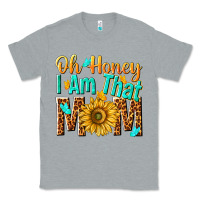 Heather Grey oh honey i am that mom Classic Tee - NancyCooperArtShop