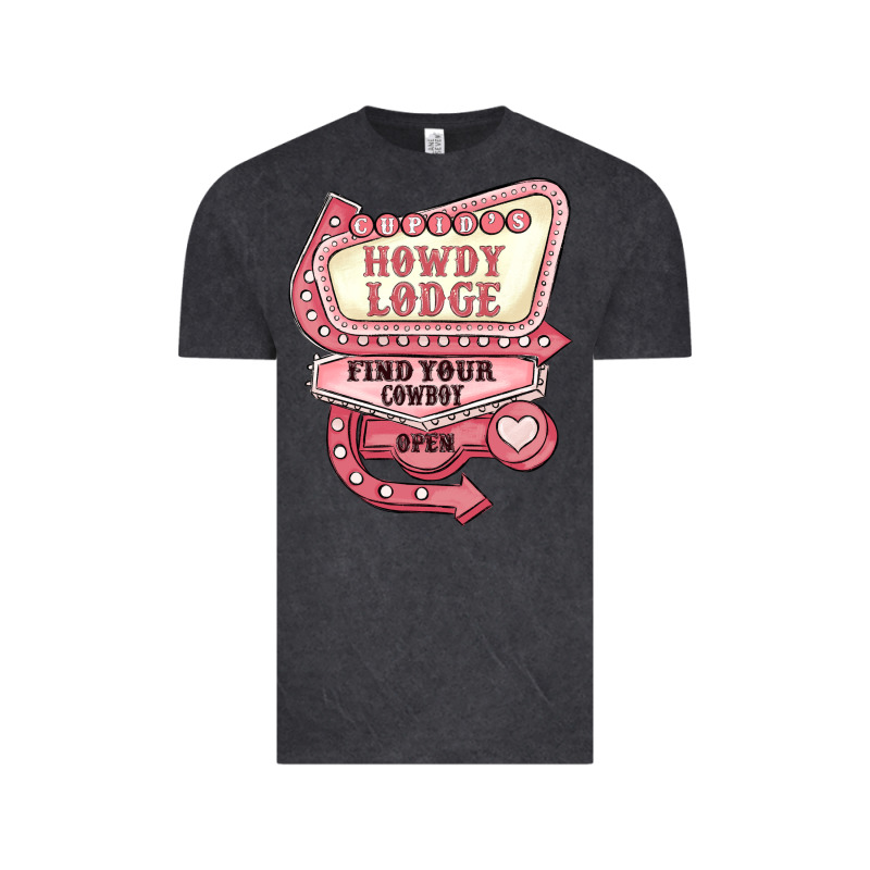 Cupids Howdy Lodge Find Your Cowboy Open Vintage Tee by MaliasSmallBusiness | Teevron