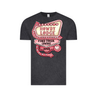 Vintage Black cupids howdy lodge find your cowboy open Vintage Tee - MaliasSmallBusiness