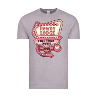 Vintage Zinc cupids howdy lodge find your cowboy open Vintage Tee - MaliasSmallBusiness