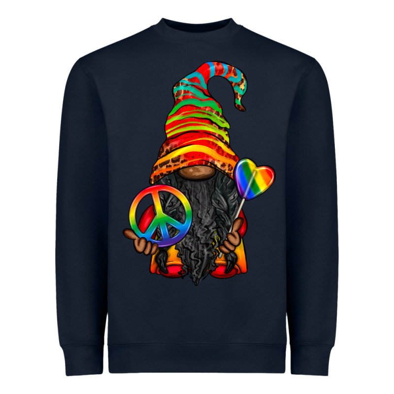 Lgbtq+ Pride Gnome With Candy Heavyweight Sweatshirt by BundleAndBundleShop | Teevron