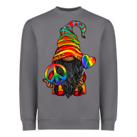 Storm LGBTQ+ Pride Gnome With Candy Heavyweight Sweatshirt - BundleAndBundleShop