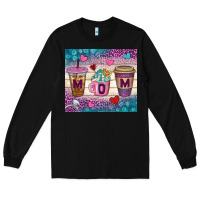 Black Western Mom Coffee Cups Tumbler Long Sleeve Tee - BundleAndBundleShop