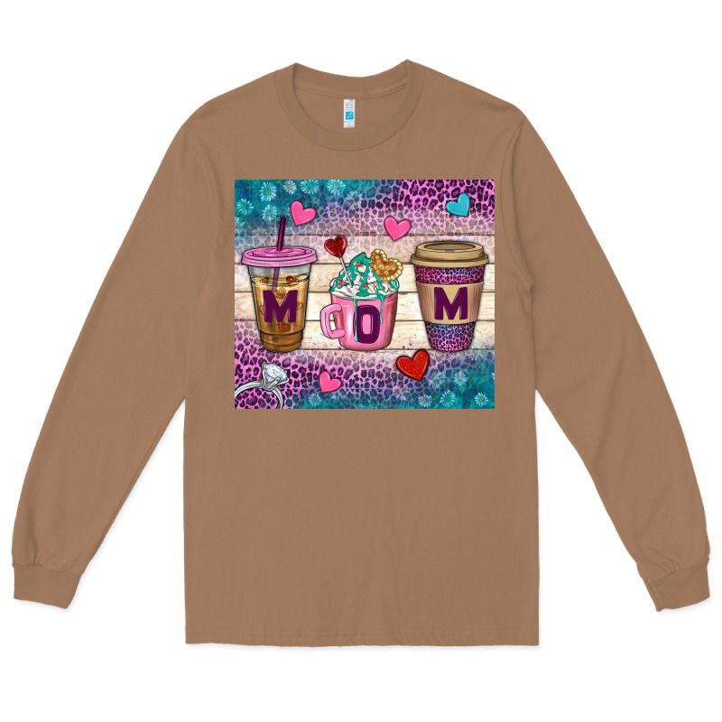 Western Mom Coffee Cups Tumbler Long Sleeve Tee by BundleAndBundleShop | Teevron