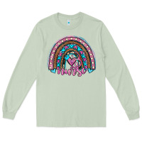 Matcha leopard cowhide nurse rainbow Long Sleeve Tee - JahusDesignShop