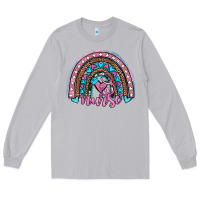 Moon Dust leopard cowhide nurse rainbow Long Sleeve Tee - JahusDesignShop