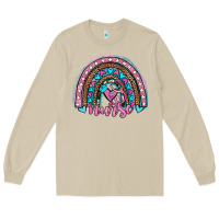 Mushroom leopard cowhide nurse rainbow Long Sleeve Tee - JahusDesignShop