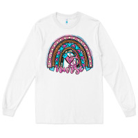 White leopard cowhide nurse rainbow Long Sleeve Tee - JahusDesignShop