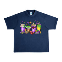 Navy mardi gras coffee cups Urban Heavy Tee - MaliasSmallBusiness