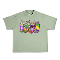 Oil Green mardi gras coffee cups Urban Heavy Tee - MaliasSmallBusiness
