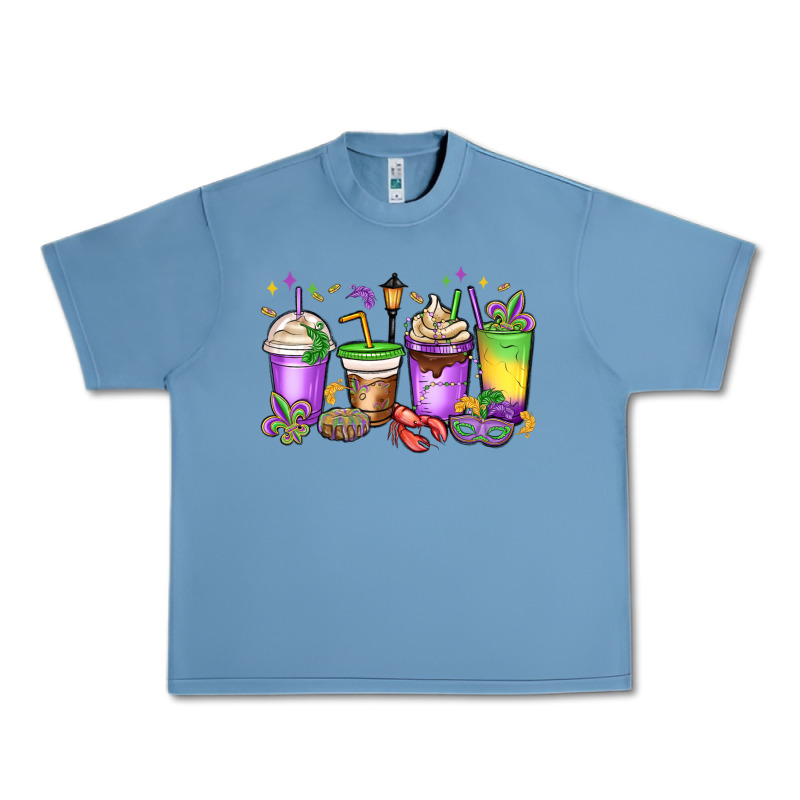 Mardi Gras Coffee Cups Urban Heavy Tee by MaliasSmallBusiness | Teevron