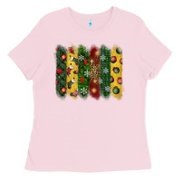 Christmas Brushstroke Ladies Tee | Teevron