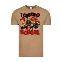 Vintage Coffee i crushed 100 days of school monster truck Vintage Tee - MaliasSmallBusiness