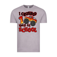 Vintage Zinc i crushed 100 days of school monster truck Vintage Tee - MaliasSmallBusiness