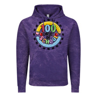 Cloud Purple 100 days of school Vintage Hoodie - MaliasSmallBusiness
