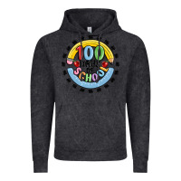 Vintage Black 100 days of school Vintage Hoodie - MaliasSmallBusiness