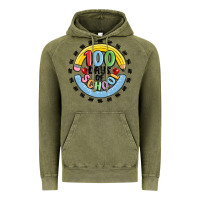 Vintage Olive 100 days of school Vintage Hoodie - MaliasSmallBusiness