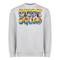 Heather Grey Western LGBTQ+ Pride Squad Heavyweight Sweatshirt - BundleAndBundleShop