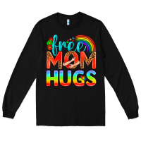 Black Pride LGBTQ Free Mom Hugs Long Sleeve Tee - BundleAndBundleShop