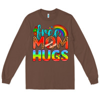 Chestnut Pride LGBTQ Free Mom Hugs Long Sleeve Tee - BundleAndBundleShop