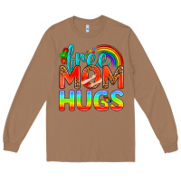 Toasted Coconut Pride LGBTQ Free Mom Hugs Long Sleeve Tee - BundleAndBundleShop