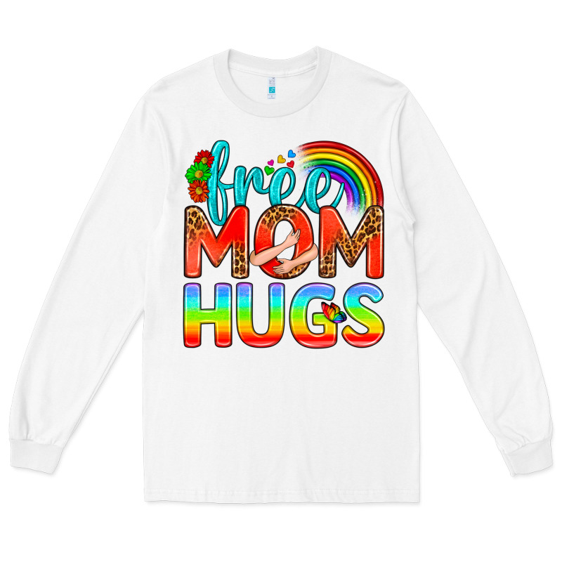 Pride Lgbtq Free Mom Hugs Long Sleeve Tee by BundleAndBundleShop | Teevron