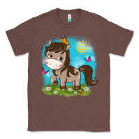 Chestnut little cute horse Classic Tee - NancyCooperArtShop
