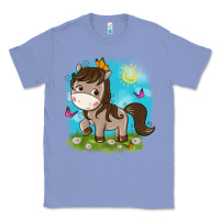 Colony Blue little cute horse Classic Tee - NancyCooperArtShop
