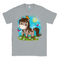 Heather Grey little cute horse Classic Tee - NancyCooperArtShop