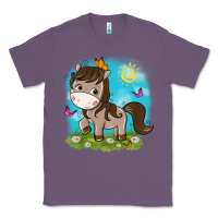 Lavender little cute horse Classic Tee - NancyCooperArtShop