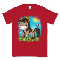 Red little cute horse Classic Tee - NancyCooperArtShop
