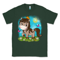 Sports Green little cute horse Classic Tee - NancyCooperArtShop
