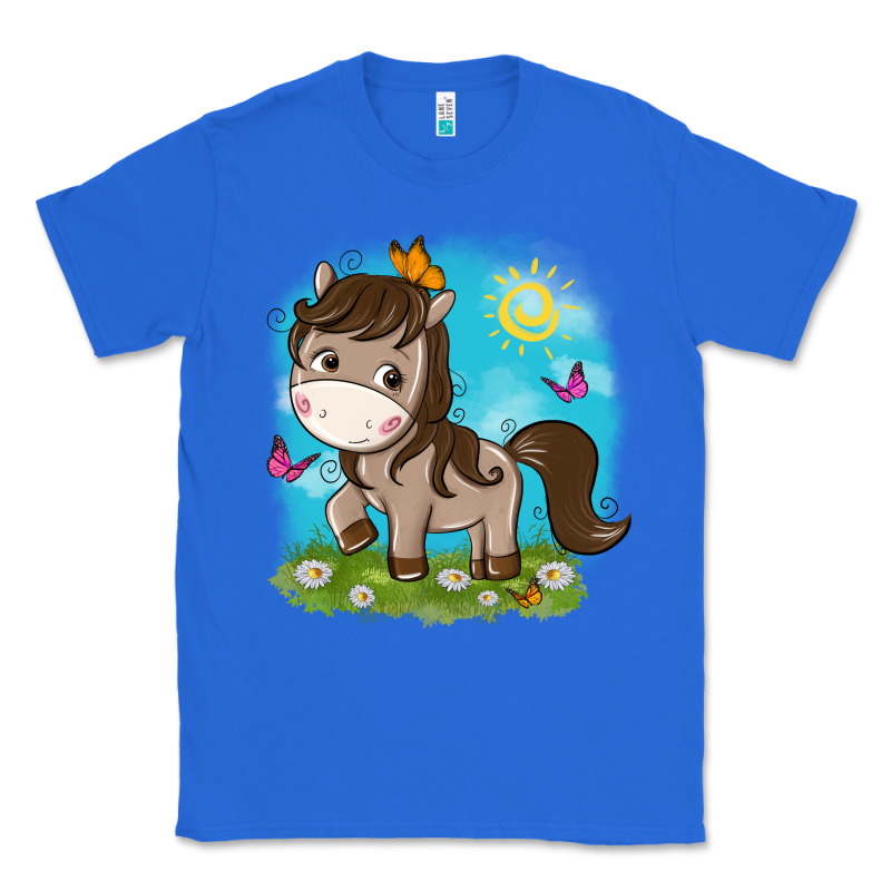 Little Cute Horse Classic Tee by NancyCooperArtShop | Teevron